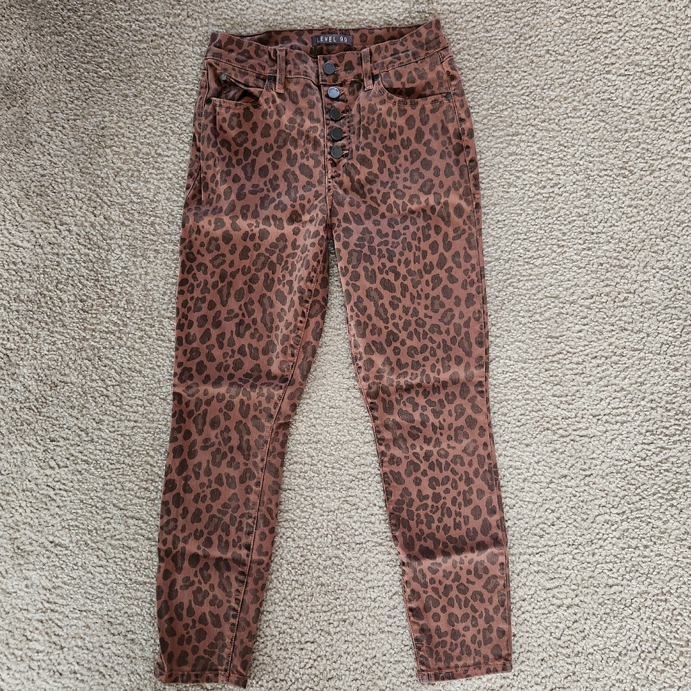 Level 99 Heidi Exposed Button Fly Skinny - Picture 3 of 5